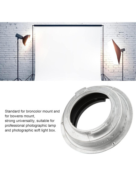 Adaptador Speedring 070 Aluminio Montura Broncolor a Bowens