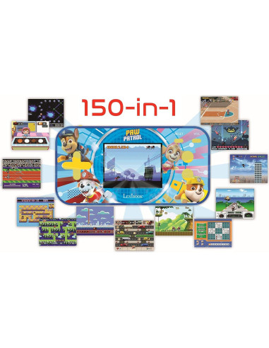 Consola de Arcade LEXiBOOK Patrulla Canina 150 Juegos LCD