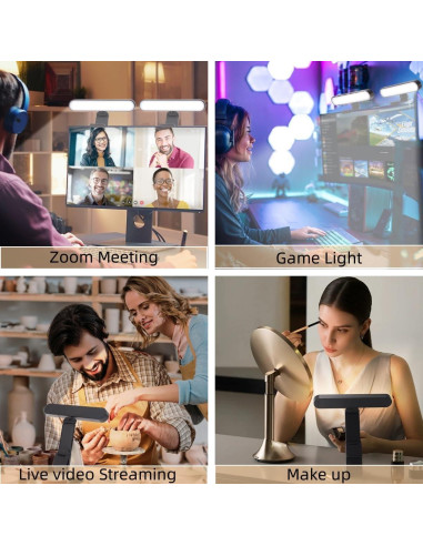Iluminación LED para Videoconferencias MYSWEETY con Control Remoto