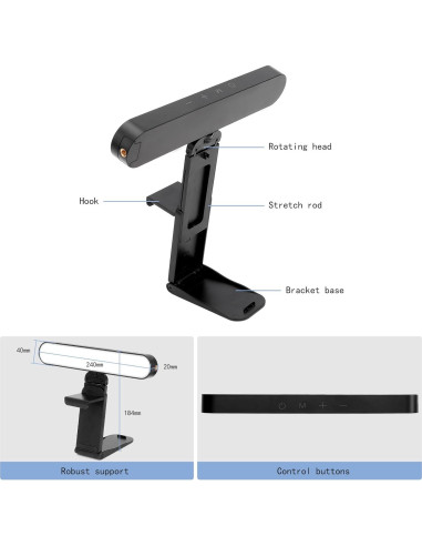 Iluminación LED para Videoconferencias MYSWEETY con Control Remoto
