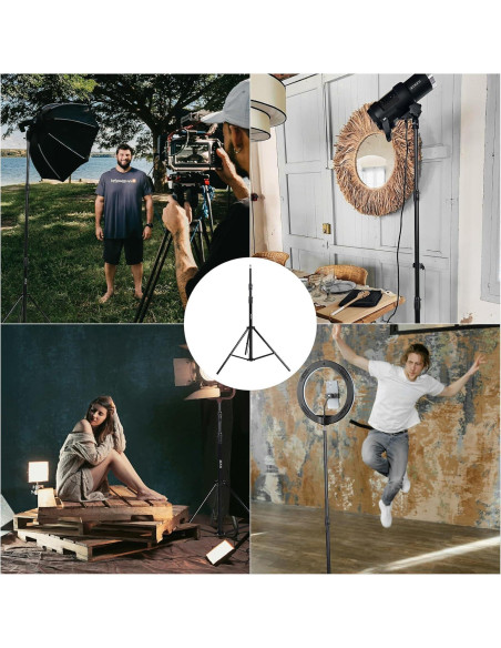 Soporte de Luz GVM DJ240-A para Fotografía 240cm 8kg