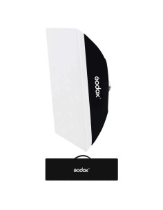 Softbox Rectangular Godox 35x160cm Montaje Bowens para Estudio