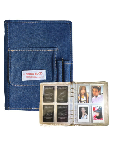 Carpeta de Photocard Kpop Neffliwe Denim A5 40 Páginas