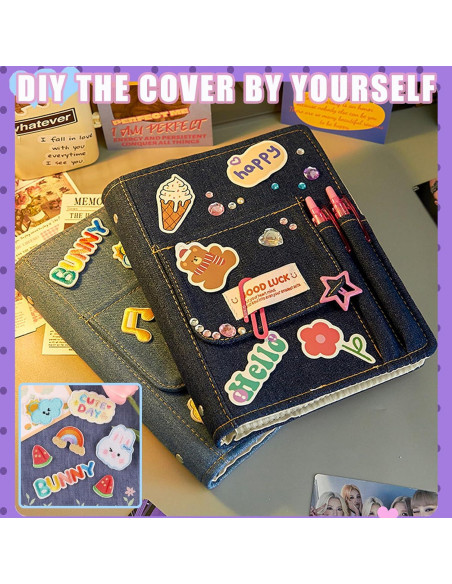 Carpeta de Photocard Kpop Neffliwe Denim A5 40 Páginas