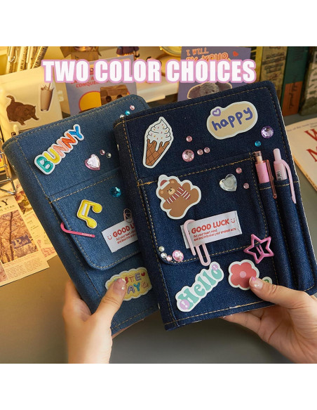 Carpeta de Photocard Kpop Neffliwe Denim A5 40 Páginas