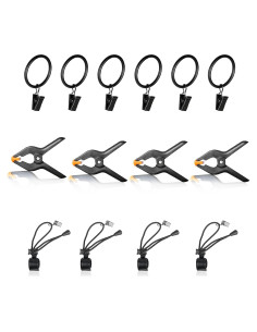 Kit de Clips de Fondo FUDESY - 14 Paquetes, Alta Resistencia