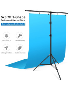 Soporte de Fondo Portátil LINCO Zenith 1.5x2m Ajustable 2