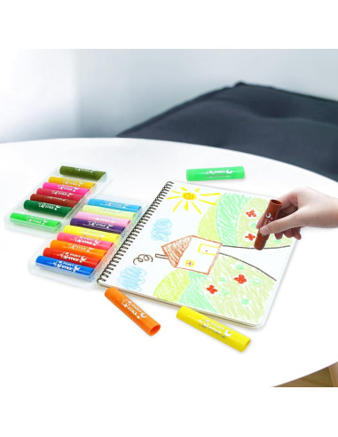 Barras de Pintura Tempera WINSONS 18 Colores Lavables