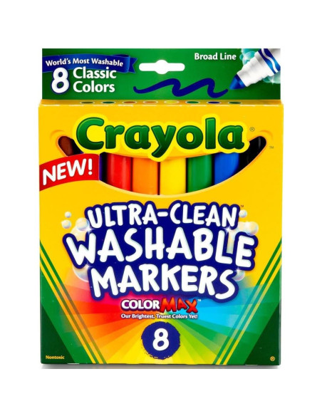 Marcador Crayola Color Max 8 unidades Lavable Marcador Crayola Color Max 8 unidades Lavable