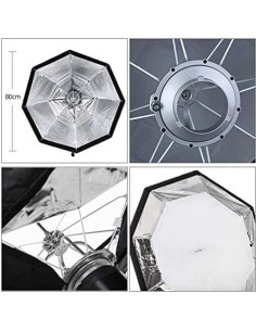 Softbox Octagonal Godox 80cm Bowens para Fotografía Profesional 2