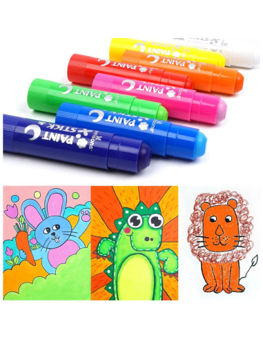 Barras de Pintura Tempera WINSONS 18 Colores Lavables