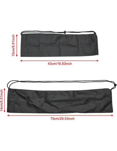 Paquete de 4 Fundas para Trípode 43 cm y 76 cm - Poliéster