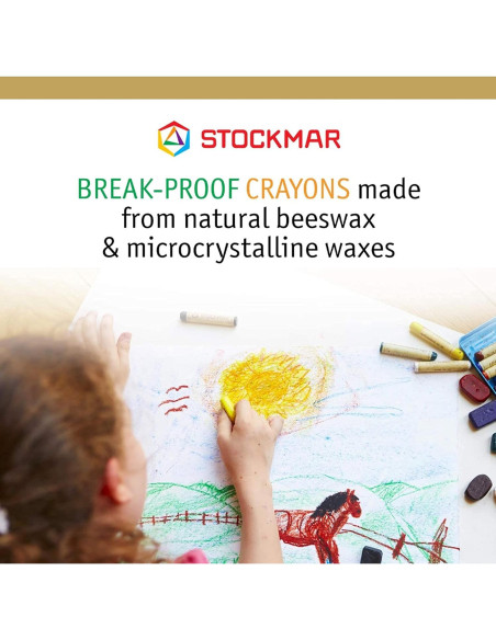 Bloques de Cera Stockmar 8 Piezas Impermeables en Lata