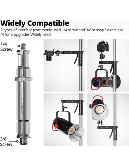 Soporte de Luz Móvil AMBITFUL AL250 Ajustable 1.98m