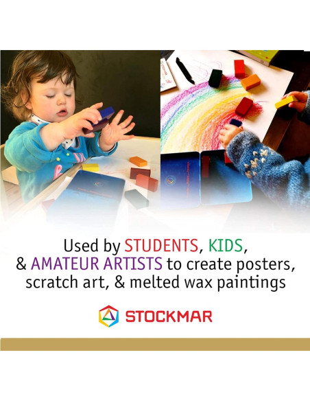 Bloques de Cera Stockmar 8 Piezas Impermeables en Lata