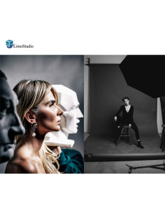 Paraguas Reflector Fotográfico Doble Capa 33 cm LimoStudio 2