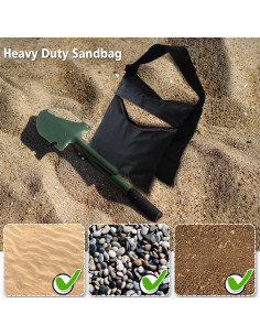 Bolsas de peso de arena Eurmax 2-Pack para fotografía 0.23 kg 2