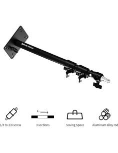 Soporte de Pared para Cámara Selens con Brazo Ajustable 100cm 2