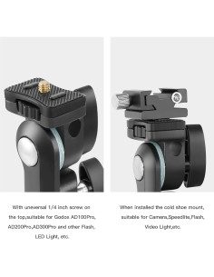 Soporte de Flash Godox AD-E2 con Montura de Zapata Fría - 2 Piezas 2