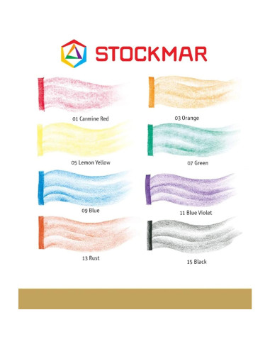 Bloques de Cera Stockmar 8 Piezas Impermeables en Lata