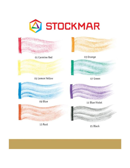 Bloques de Cera Stockmar 8 Piezas Impermeables en Lata