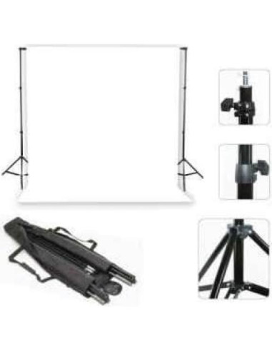 Kit de iluminación de estudio fotográfico StudioFX K03 con 3 fondos