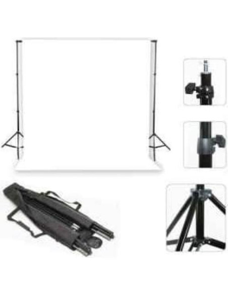Kit de iluminación de estudio fotográfico StudioFX K03 con 3 fondos Kit de iluminación de estudio fotográfico StudioFX K03 con 3 fondos