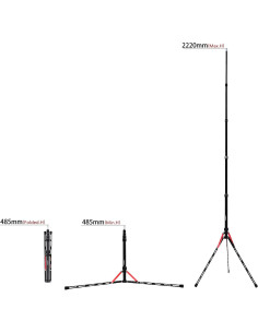 Soporte de Luz FOSOTO 2.2m Aluminio Plegable con Bolsa 2