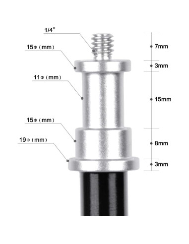 Soporte de Luz FOSOTO 2.2m Aluminio Plegable con Bolsa