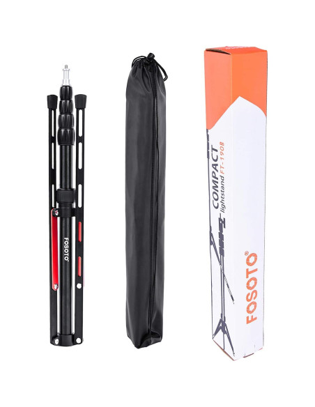 Soporte de Luz FOSOTO 2.2m Aluminio Plegable con Bolsa