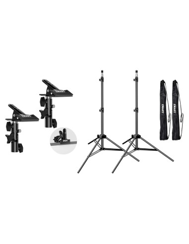 Soporte de Luz EMART 2.13 m Trípode Fotografía x2 + Reflector x2