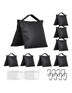 8 Bolsas de Arena para Estudio Fotográfico Evekea 11.34 kg