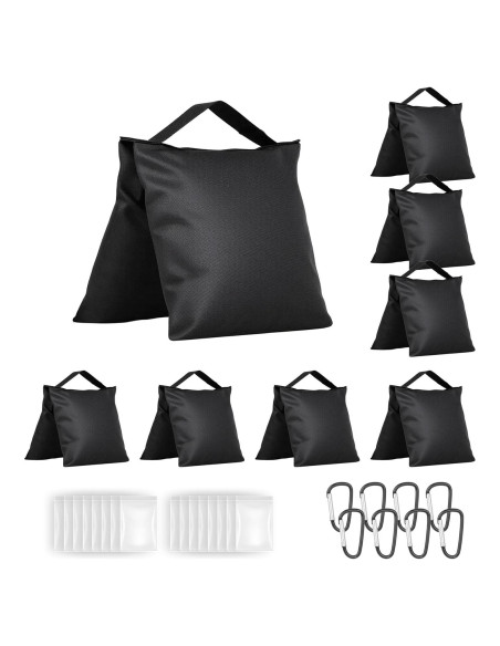 8 Bolsas de Arena para Estudio Fotográfico Evekea 11.34 kg