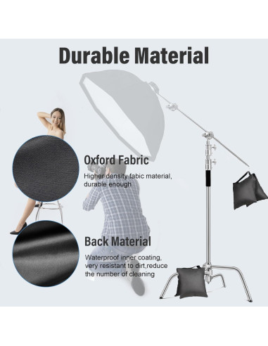 8 Bolsas de Arena para Estudio Fotográfico Evekea 11.34 kg