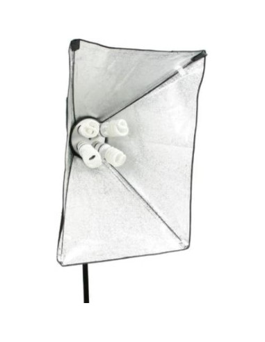 Kit de Iluminación de Estudio ePhoto H9004SB-69BWG con Fondos