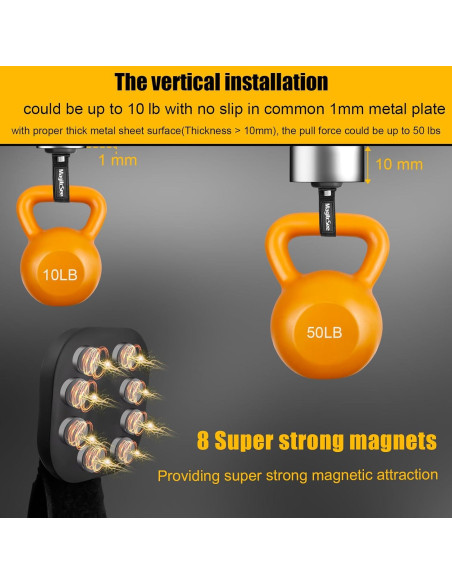 Ganchos Magnéticos de Alta Resistencia MagitcSee - 2 Pcs