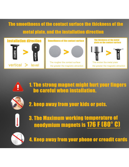 Ganchos Magnéticos de Alta Resistencia MagitcSee - 2 Pcs