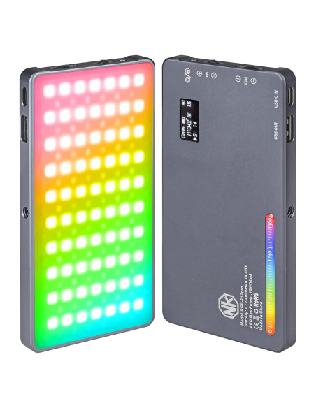 Luz de Video LED T12 Pro RGB 12W Batería 4000mAh 2500-8000K