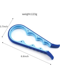 Abrebotellas ZYVATRIX Multifuncional Antideslizante Negro 2