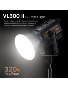 Godox VL300 II Luz LED Video 320W 5600K Control Remoto 2