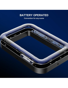 Luz de Anillo LED GVM TL600B 2700K-6800K para Smartphone 2