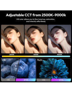 Luz de Video RGB ULANZI LE20 20W Portátil 2500-9000K 2