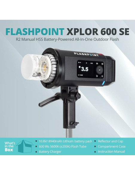 Flashpoint XPLOR 600 SE 600Ws Flash Estudio Monolight