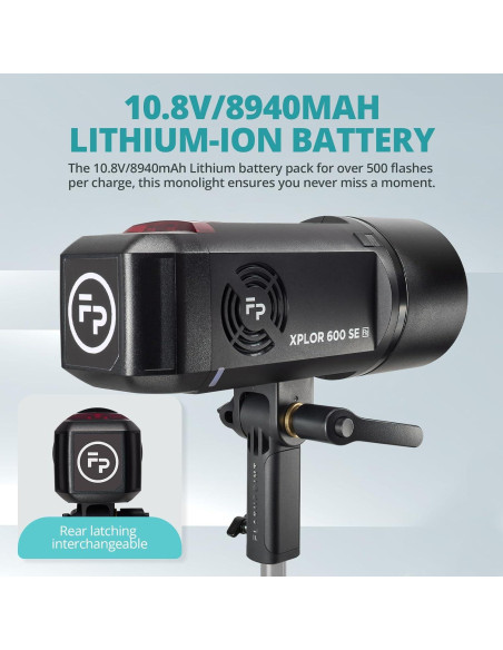 Flashpoint XPLOR 600 SE 600Ws Flash Estudio Monolight