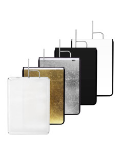 Reflector de Luz Selens 45x60cm 5-en-1 con Difusor