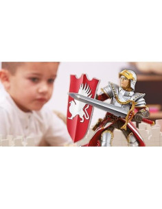 Figurita Papo Caballo Negro Pintada a Mano 12 cm 2