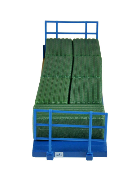 Remolque Kane Britains 1:32 con Pacas de Paja