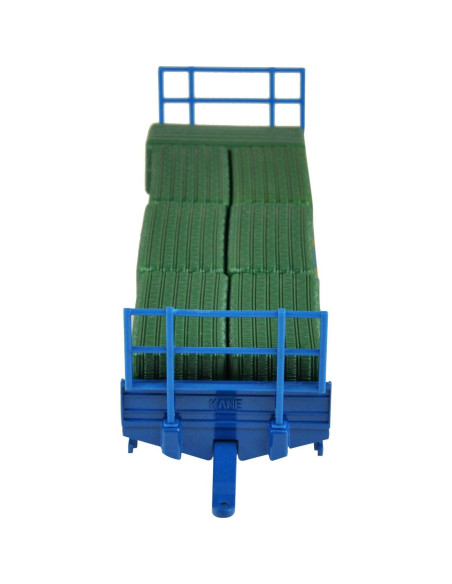 Remolque Kane Britains 1:32 con Pacas de Paja