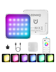 Panel de Luz LED RGB ZENIKO VS5 R 36000 Colores 2500K-8500K