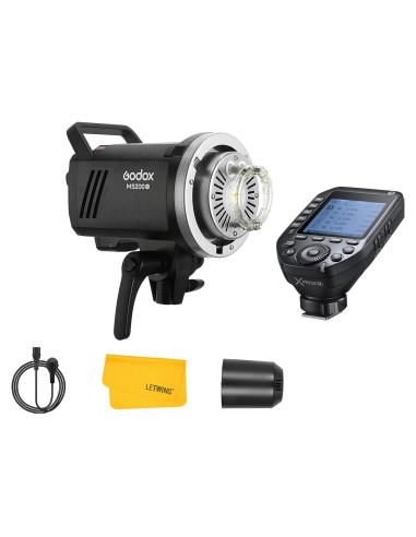 Flash Estroboscópico Godox MS200-V 200W Compacto TTL 2.4G